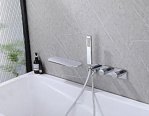 Смеситель для ванны ABBER Rund AF8731 хром купить в интернет-магазине сантехники Sanbest