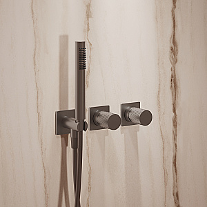 Душевая система Vincea Alto VSFW-6AL1GM вороненая сталь купить в интернет-магазине сантехники Sanbest