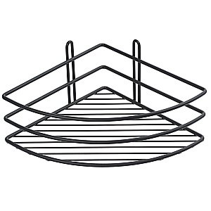 Полка-решетка угловая Fixsen FX-710B-1 черная купить в интернет-магазине сантехники Sanbest