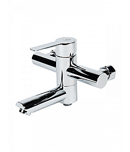 Смеситель для ванны Agger Easy A3121200 с душевым набором, хром глянцевый купить в интернет-магазине сантехники Sanbest