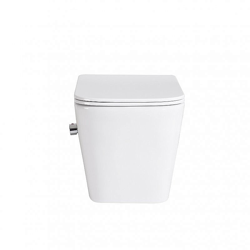 Унитаз BelBagno Due BB3103CHR-BS/SC безободковый, с крышкой микролифт купить в интернет-магазине Sanbest