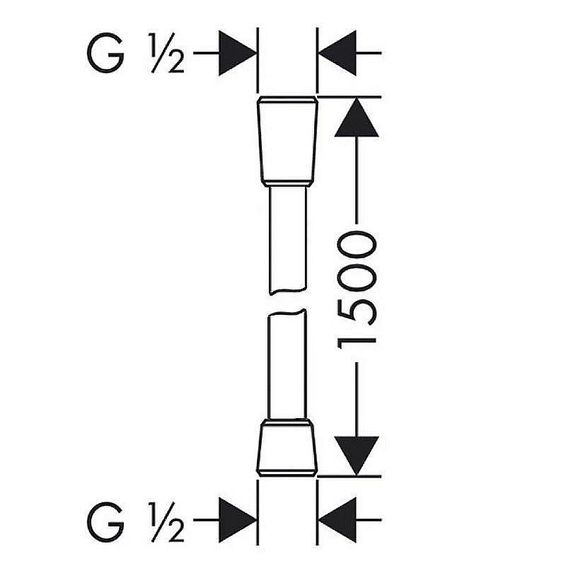 Душевой шланг Lemark 150 LE8026P-White купить в интернет-магазине сантехники Sanbest