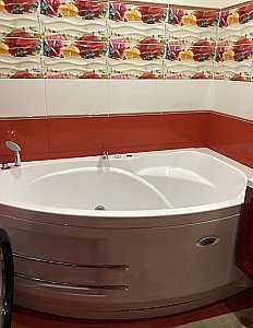 Ванна с гидромассажем Радомир София 169х99 ТЕРАПИЯ ХРОМ белая купить в интернет-магазине Sanbest