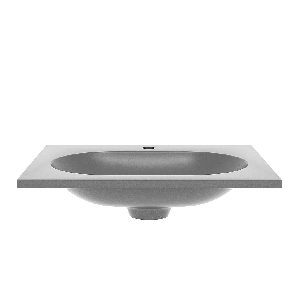 Раковина Vincea VCB-4H600G 60  серый шёлк купить в интернет-магазине Sanbest