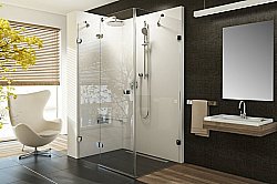 Душевой уголок Ravak Brilliant BSDPS 100x100 R правосторонний купить в интернет-магазине сантехники Sanbest