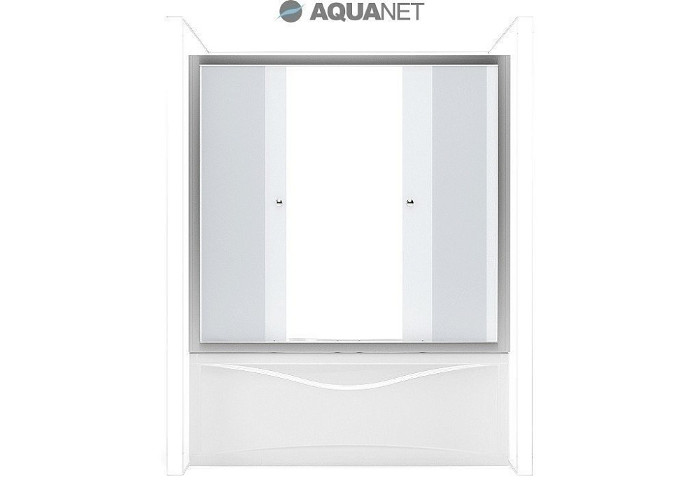 Душевая шторка на ванну Aquanet AQ5 150х140 купить в интернет-магазине Sanbest