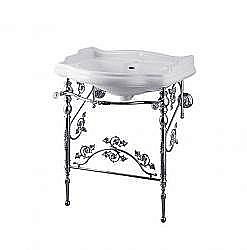 Консоль Caprigo Concol 7061/73-CRM хром с кристаллами Swarovski купить в интернет-магазине сантехники Sanbest