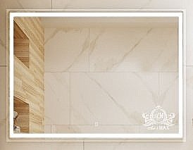 Зеркало с подсветкой ART&MAX MONZA 100x80 в ванную от интернет-магазине сантехники Sanbest