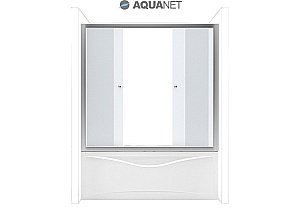 Душевая шторка на ванну Aquanet AQ5 150х140 купить в интернет-магазине Sanbest