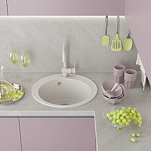 Кухонная мойка Misty Artemida 51 ART-51-03 жасмин купить в интернет-магазине сантехники Sanbest