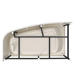 Ванна акриловая Радомир Рона 148х80 белая, слив золото купить в интернет-магазине Sanbest