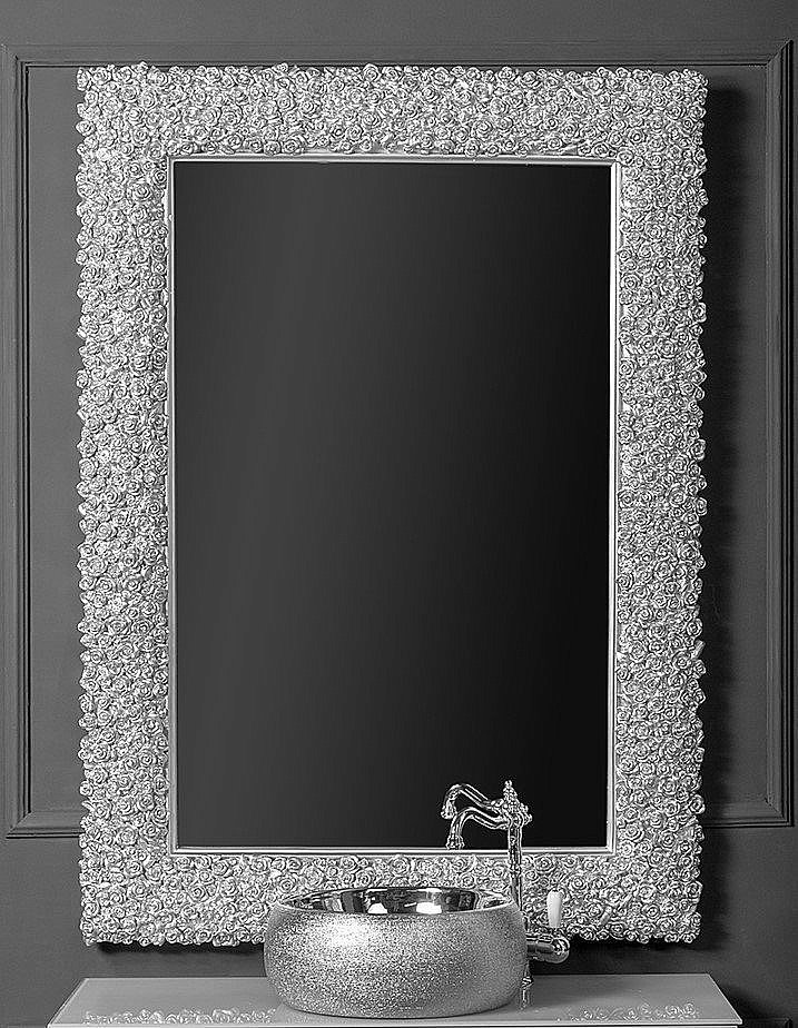 Зеркало Armadi Art Rose белое 85 в ванную от интернет-магазине сантехники Sanbest