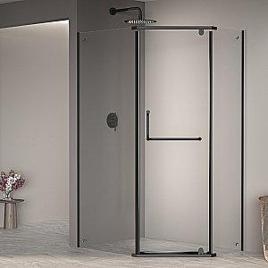 Душевой уголок RGW Passage PA-091B 80x90 35089189-14 стекло прозрачное/профиль черный купить в интернет-магазине Sanbest