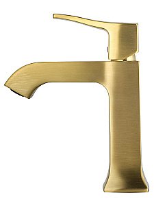 Смеситель для раковины WONZON & WOGHAND FLEX, Брашированное золото (WW-88018072-BG) купить в интернет-магазине сантехники Sanbest