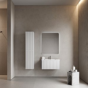 Тумба с раковиной Sancos Snob R 1.0 SNR1.080W/CN7005 Bianco для ванной в интернет-магазине Sanbest