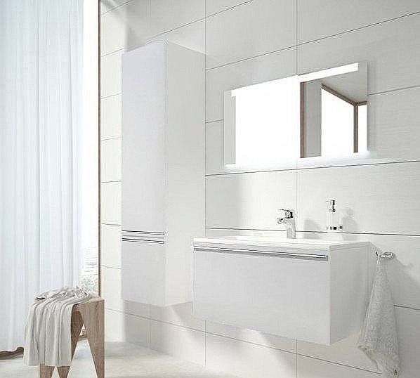 Тумба с раковиной Ravak Clear SD 1000 белая для ванной в интернет-магазине Sanbest