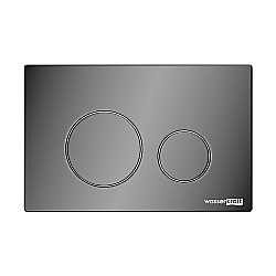 Кнопка для инсталяции WasserKraft PB02 черная глянцевая купить в интернет-магазине сантехники Sanbest