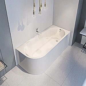 Ванна акриловая BAS ВЕСТА-PRO 170х75 с каркасом, белая купить в интернет-магазине Sanbest