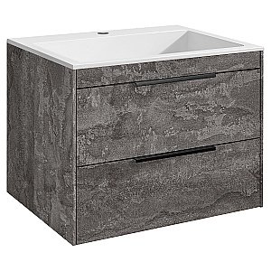 Тумба с раковиной Vincea Chiara 2D 600 G.Stone для ванной в интернет-магазине Sanbest