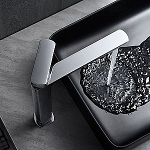 Смеситель для раковины Vincea Next VBF-1N2CH хром купить в интернет-магазине сантехники Sanbest