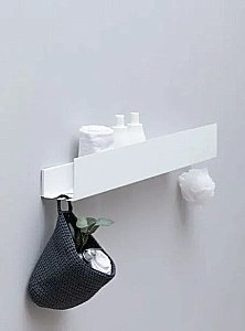 Полка Aquanet Магнум Н 341541 90 белая матовая купить в интернет-магазине сантехники Sanbest