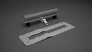 Дренажный канал Radaway Rain 5L055B/5R055R купить в интернет-магазине Sanbest