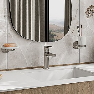 Смеситель для раковины WasserKRAFT Spree 1403 никель купить в интернет-магазине сантехники Sanbest