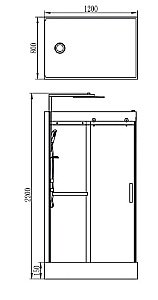 Душевая кабина ORANS French Charm SR-8629ED купить в интернет-магазине Sanbest