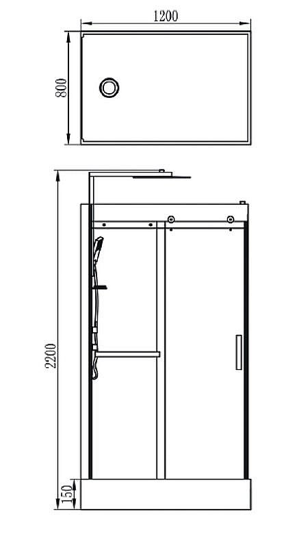Душевая кабина ORANS French Charm SR-8629ED купить в интернет-магазине Sanbest