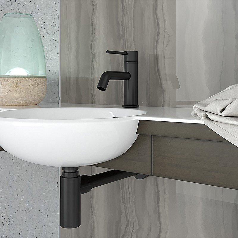 Смеситель для раковины PAINI Cox 78PZ211LBL черный матовый купить в интернет-магазине сантехники Sanbest