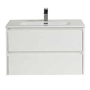 Тумба с раковиной BelBagno KRAFT 90 2C-SO/LOV-900-LVB Bianco Opaco для ванной в интернет-магазине Sanbest