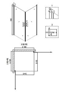 Душевой уголок Niagara Nova NG-6604-08 100x100 купить в интернет-магазине Sanbest