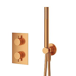 Душевая система Cezares LEAF-DSIP-T-25-SS Sunset золото купить в интернет-магазине сантехники Sanbest