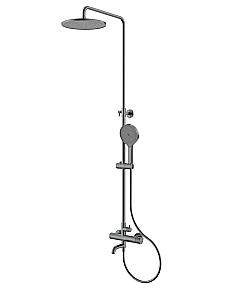 Душевая система Wonzon & Woghand Onyx WW-816067-BGM темный графит купить в интернет-магазине сантехники Sanbest