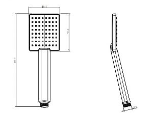 Душевая лейка Koller Pool SH0535 купить в интернет-магазине сантехники Sanbest