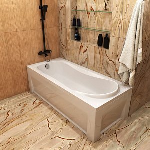 Акриловая ванна Timo KATA1570 150x70 белая купить в интернет-магазине Sanbest
