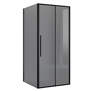 Душевой уголок Niagara Nova NG-85-10TB/NG-TB80-34 100х80 стекло тонированное/профиль черный матовый купить в интернет-магазине Sanbest