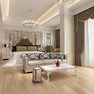 Ведро для мусора WeltWasser MILA MT 9L хром купить в интернет-магазине сантехники Sanbest