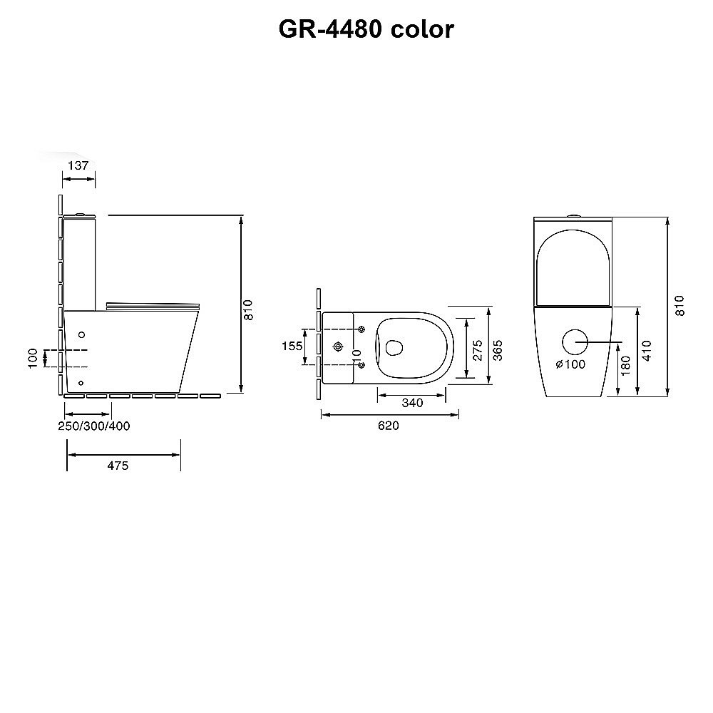 Унитаз Grossman Color GR-4480S безободковый, с крышкой микролифт, с бачком, белый купить в интернет-магазине Sanbest