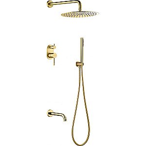 Душевая система Boheme Uno 464-2-G золото купить в интернет-магазине сантехники Sanbest