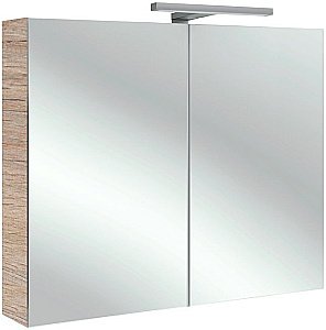 Зеркальный шкаф Jacob Delafon ODEON UP EB796RU-E10 80 квебекский дуб купить в интернет-магазине сантехники Sanbest
