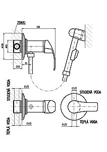 Гигиенический душ RAV-SLEZAK MISSISSIPPI MS047 хром купить в интернет-магазине сантехники Sanbest