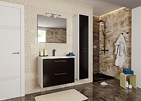 Тумба с раковиной Эстет Vegas 80 белая для ванной в интернет-магазине Sanbest