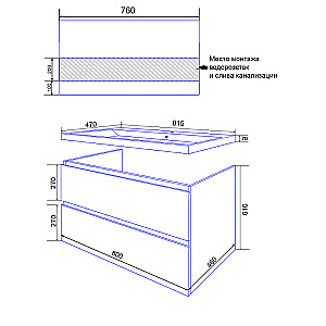 Инсталляция для унитаза Azario AZ-8010-1000 купить в интернет-магазине сантехники Sanbest