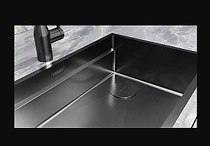 Кухонная мойка Paulmark NEXT-MULTI SINK 58 PM785845-GM вороненая сталь купить в интернет-магазине сантехники Sanbest