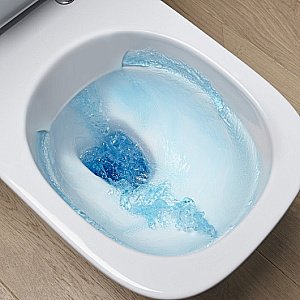 Унитаз подвесной Jacob Delafon Struktura EDE103-00 безободковый, с инсталляцией, с крышкой микролифт, белый/кнопка глянцевая белая купить в интернет-магазине Sanbest