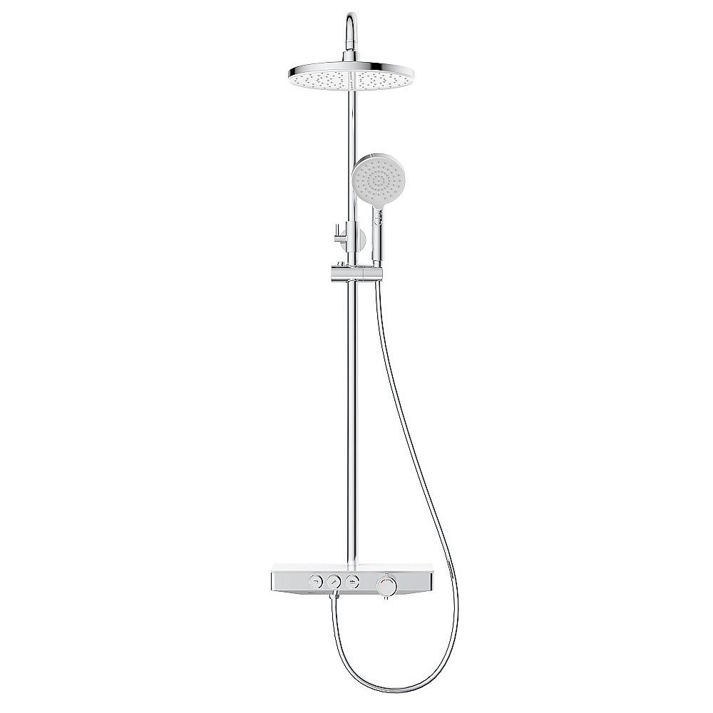 Душевая система BERGES MORANS 75001 хром купить в интернет-магазине сантехники Sanbest