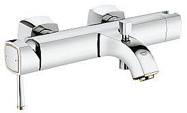 Смеситель для ванны Grohe Grandera 23317IG0 хром/золото купить в интернет-магазине сантехники Sanbest