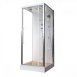 Душевая кабина Acquazzone Nikita 90SWS 90х95 с паром купить в интернет-магазине Sanbest