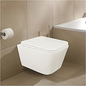 Унитаз подвесной Loranto TALAS AZ-87268 безoбодковый, с сиденьем микролифт, белый купить в интернет-магазине Sanbest